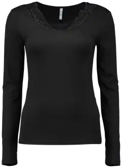 Hailys naisten trikoopusero Co44nni - black - 1