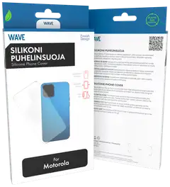 Wave Silikonisuoja, Motorola Moto G04 / Motorola Moto G04s, Kirkas - 1