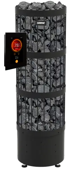 Sähkökiuas Harvia Legend PO70FC 6,8 kW WiFi musta - 1