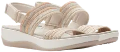 Clarks Arla Stroll naisten sandaali - Beige Combi - 5