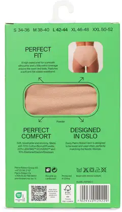 Pierre Robert naisten high waist alushousut HU65 - Powder - 4