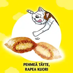 Dreamies Mix sis. Kanaa & Ankkaa - Kissanherkku pussissa - (60 g) - 2