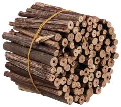 Rayher Hobby oksakappaleet, luonnonvärinen, 0,2-1,2cm ø, luonnonvärinen, 7,5cm, nippu 200g - 1