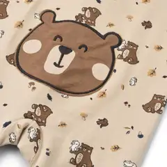 Tiny One unihaalari Nalle GOTS - Cement AOP - 3