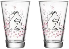 Moomin Arabia Muumi juomalasi Rakkaus 30cl  2kpl - 2