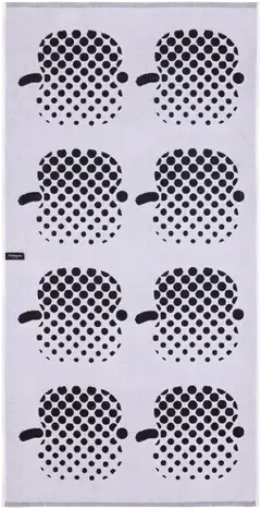 Finlayson kylpypyyhe Optinen Omena 70x140 cm musta - 2