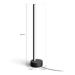 Philips Hue Gradient Signe -pöytävalaisin 12W 2000-6500K 1040LM musta - 2