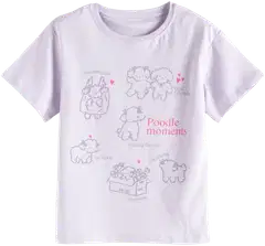 TEX BASIC lasten t-paita I276629 - LILAC LIGHT - 3