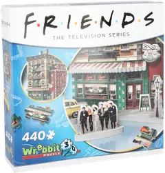 Wrebbit Friends Central Perk 3D-palapeli - 1