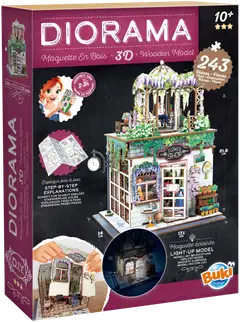 Buki askartelusetti Kukkakauppa diorama - 1