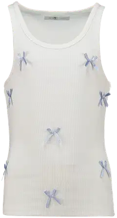 Hailys Lasten toppi Bo44wie - white/cloud blue bows - 1
