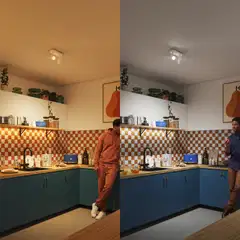 Philips Smart Lighting BOS kohdevalaisin GU10 5W RGB + säädettävä valkoinen 2 kpl kaukosäätimellä - 10
