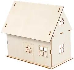 Creativ Company koottava nukkekoti 25x18x27 cm - 3