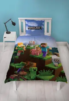 Lasten pussilakanasetti Minecraft 150x210+50x60 monivärinen - 3