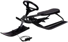 Stiga rattikelkka snowracer iconic harmaa - 2