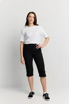 Finlayson naisten caprihousut - BLACK - 3