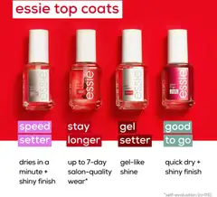 essie stay longer päällyslakka 13,5ml - 10