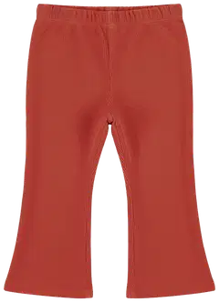 Dirkje lasten joustavat sammarileggingsit, joissa levenevät lahkeet M60490 - Rosewood - 1