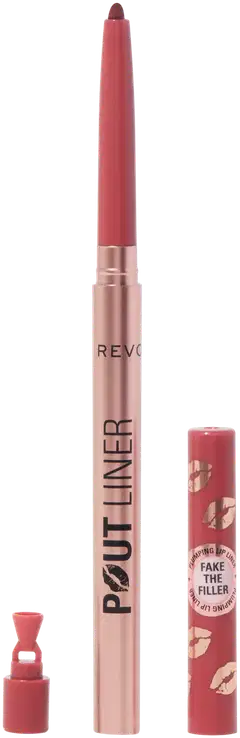 Makeup Revolution Pout Bomb täyteläinen huulenrajaus 1,1g Kiss Baby Pink - Burnt Cherry Red - 1