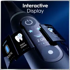 Oral-B iO6 Black Lava sähköhammasharja +matkakotelo + hammasharjateline + lisävaihtoharja - 12