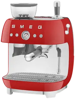 Smeg espressokeitin myllyllä punainen EGF03RDEU - 4