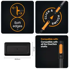 Fiskars OneClick lumilasta aurinkopaneelille - 2