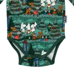 Moomin by Martinex vauvojen body Pihajuhla 590094 - VIHREÄ - 3