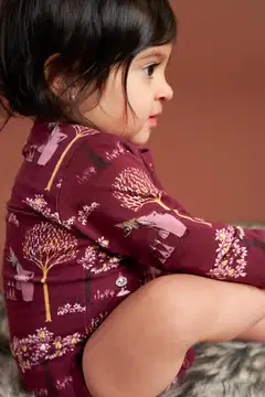 Muumi vauvojen body Vilijonkka 593261 - burgundi - 7