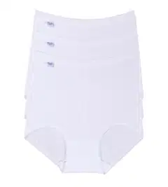 Sloggi Basic Maxi naisten alushousut 3-pack - Valkoinen - 2