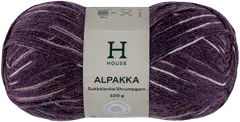 House sukkalanka Alpakka 100g CNE-1520 purple/pink/white stripes - 1