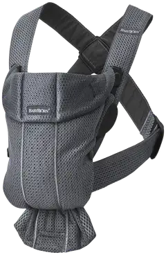 BabyBjörn vauvan kantoreppu mini - 3d mesh, antrasiitti - 2
