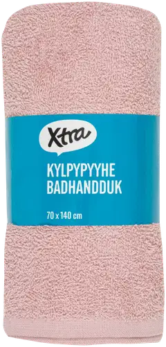 Xtra kylpypyyhe Anna 70x140 cm vaaleanpunainen - 3