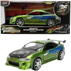 Jada - Fast & Furious Anniversary Brian's Mitsubishi Eclipse 1:24, 19 cm, die-cast - 1