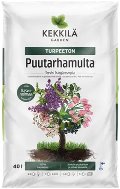 Kekkilä Turpeeton Puutarhamulta 40 l, lava 70 säkkiä - 2