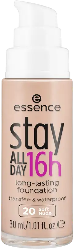 essence stay ALL DAY 16h long-lasting foundation meikkivoide 30 ml - Soft Nude - 1