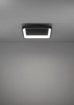 EGLO kattovalaisin Loretello LED 12W 35x35 cm musta/valkoinen - 7