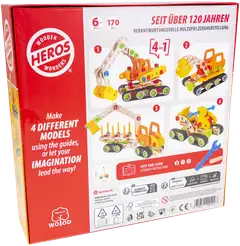 Heros rakennussarja Constructor Kaivinkone 170 osaa - 8