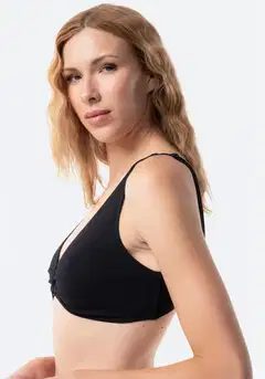 TEX naisten bikiniyläosa I275906 - BLACK 1 - 4