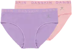 Danskin lasten saumattomat alushousut 95489D 2-pack - Lilac/pink - 1