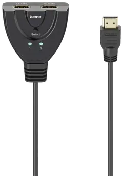 Hama HDMI™-kytkin, 2xHDMI™ in - 1xHDMI™ out, 4K - 1