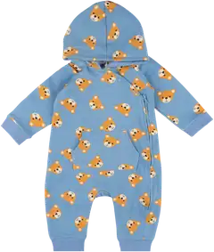 Ciraf vauvojen collegehaalari Nalle - blue bear face aop - 1