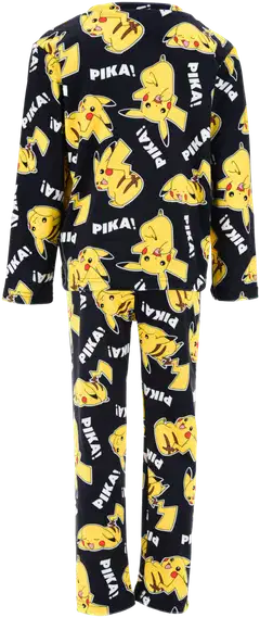 Lasten Pokemon pyjama, hieno supersoft kangas - black - 2