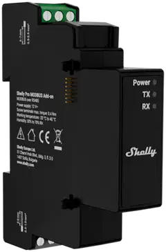 Shelly Pro Modbus Add-on RS485 - Modbus-lisäosamoduuli Shelly Pro -laitteille - 2