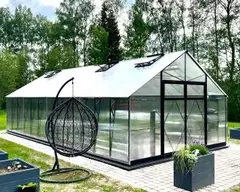 Ecoslider kasvihuone Lux DD 4.0 X 6.9 - 1