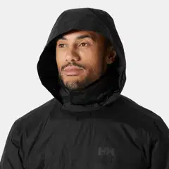 Helly Hansen miesten kevytvanutakki Vancouver INS Rain 54484 - Black - 5