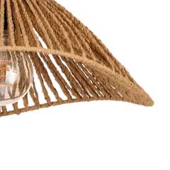 EGLO kattovalaisin Naturlavister E27 musta/ruskea - 4