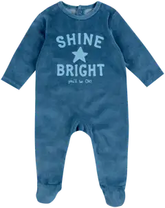 TEX BABY vauvojen velourpyjama Shine Bright - BLUE 11 - 1