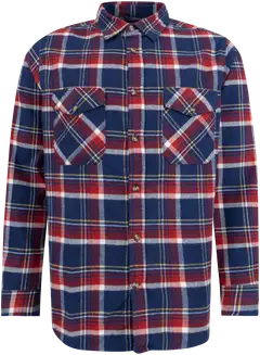 House miesten ruudullinen flanellipaita CYCLO® 194H382501 - Blue check - 1
