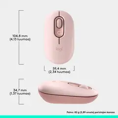 LOGITECH POP Mouse with emoji - ROSE - 10