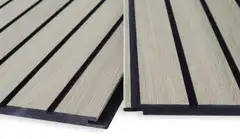 Maler Louvre uritettu rimasisustuspaneeli MDF 12x195x2800 ympäripontattu melamiini Vanilla tammi 1,63m2 - 1